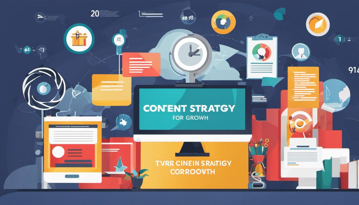 An image showing the importance of content strategy for business growth